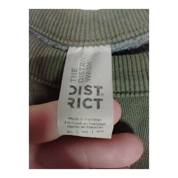 Fedora Football Olive Green Heavy Side Flex Fleece Sweatshirt Men’s XL - Picture 4 of 11